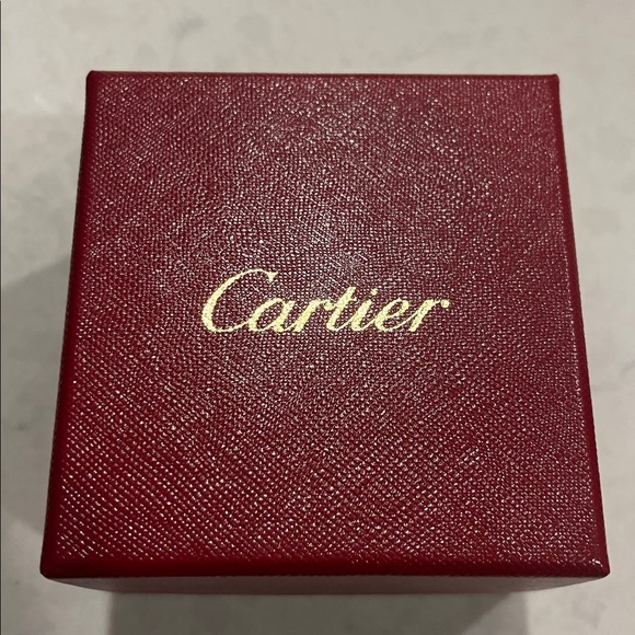 Cartier Red and Gold Ring Box - Picture 3 of 6